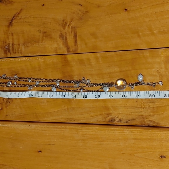 Retired Silpada Freshwater Pearl and Rock Crystal 925 Sterling Necklace N1492 - Picture 8 of 9